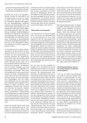 Vorschauseite 5: Die Aktualität des Klassenund Milieubegriffs
