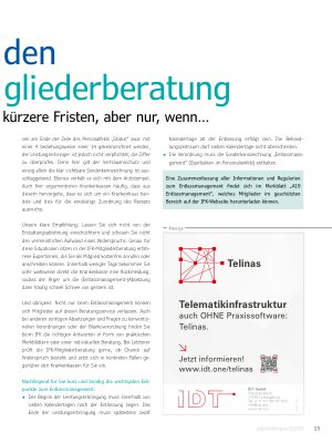 Vorschauseite 2: Absetzungen vermeiden dank der IFK-Mitgliederberatung