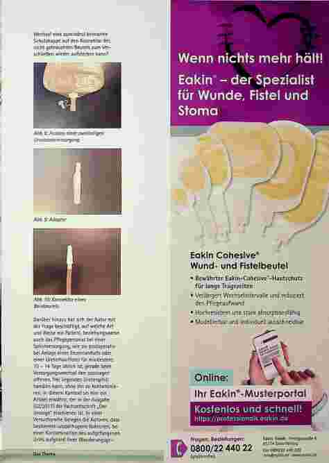 Vorschauseite 2: Ausgewählte Aspekte in der Beratung von Urostomiepatienten mit dem Schwerpunkt hygienespezifischer Fragestellungen