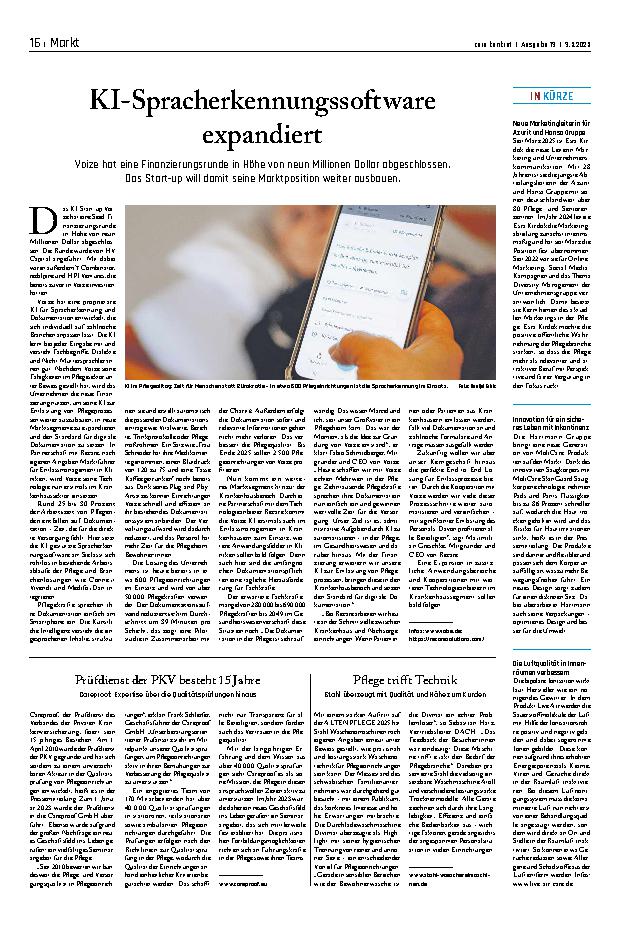 Vorschauseite 1: KI-Spracherkennungssoftware expandiert