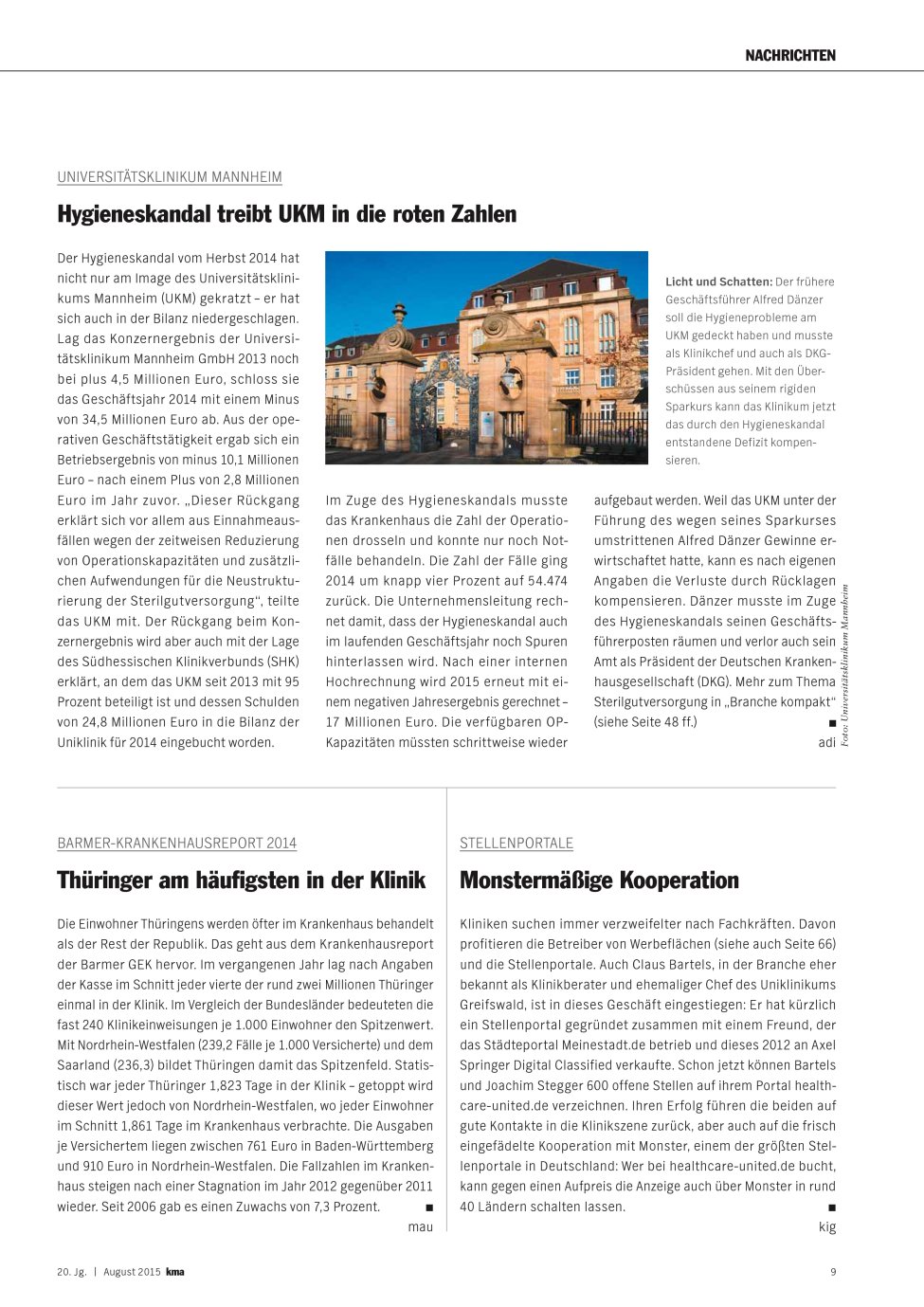 Vorschauseite 1: Monstermäßige Kooperation