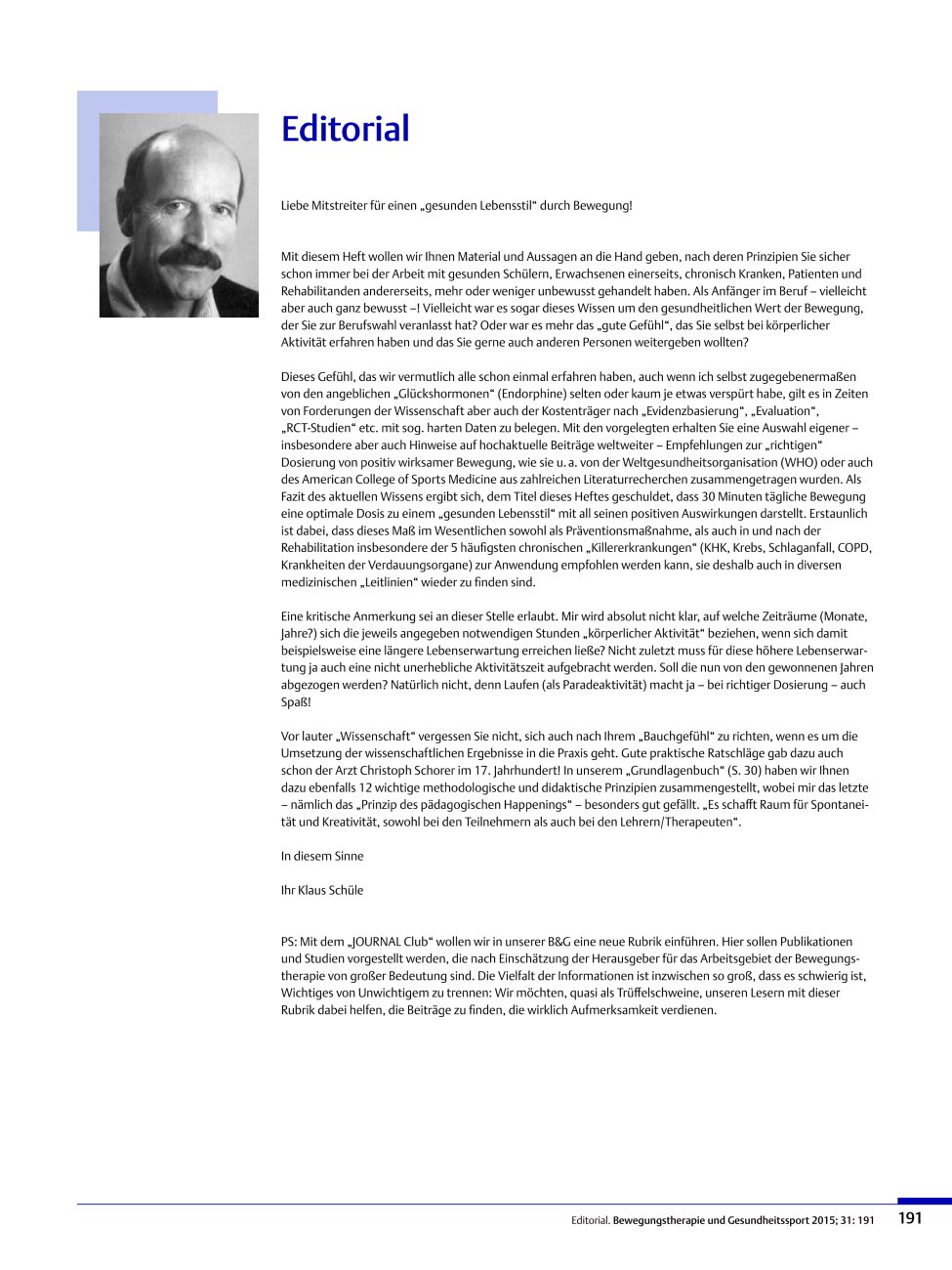 Vorschauseite 1: Editorial