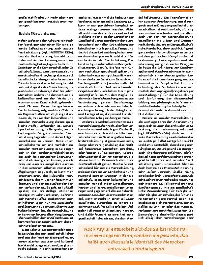 Vorschauseite 3: Partizipation und Zugehörigkeit - die Achsen des Menschseins