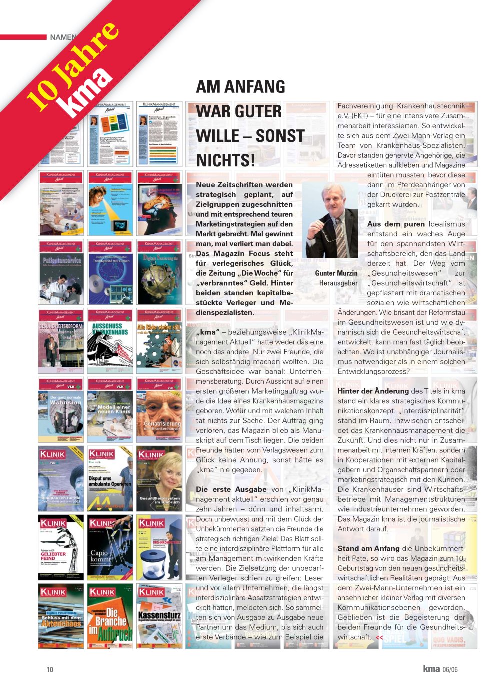 Vorschauseite 1: Am Anfang war guter Wille ? sonst nichts!