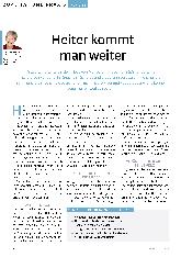 Vorschauseite 1: Heiter kommt man weiter.