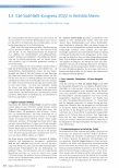 Vorschauseite 1: 13. ICW-Süd/HWX-Kongress 2022 in Veitshöchheim