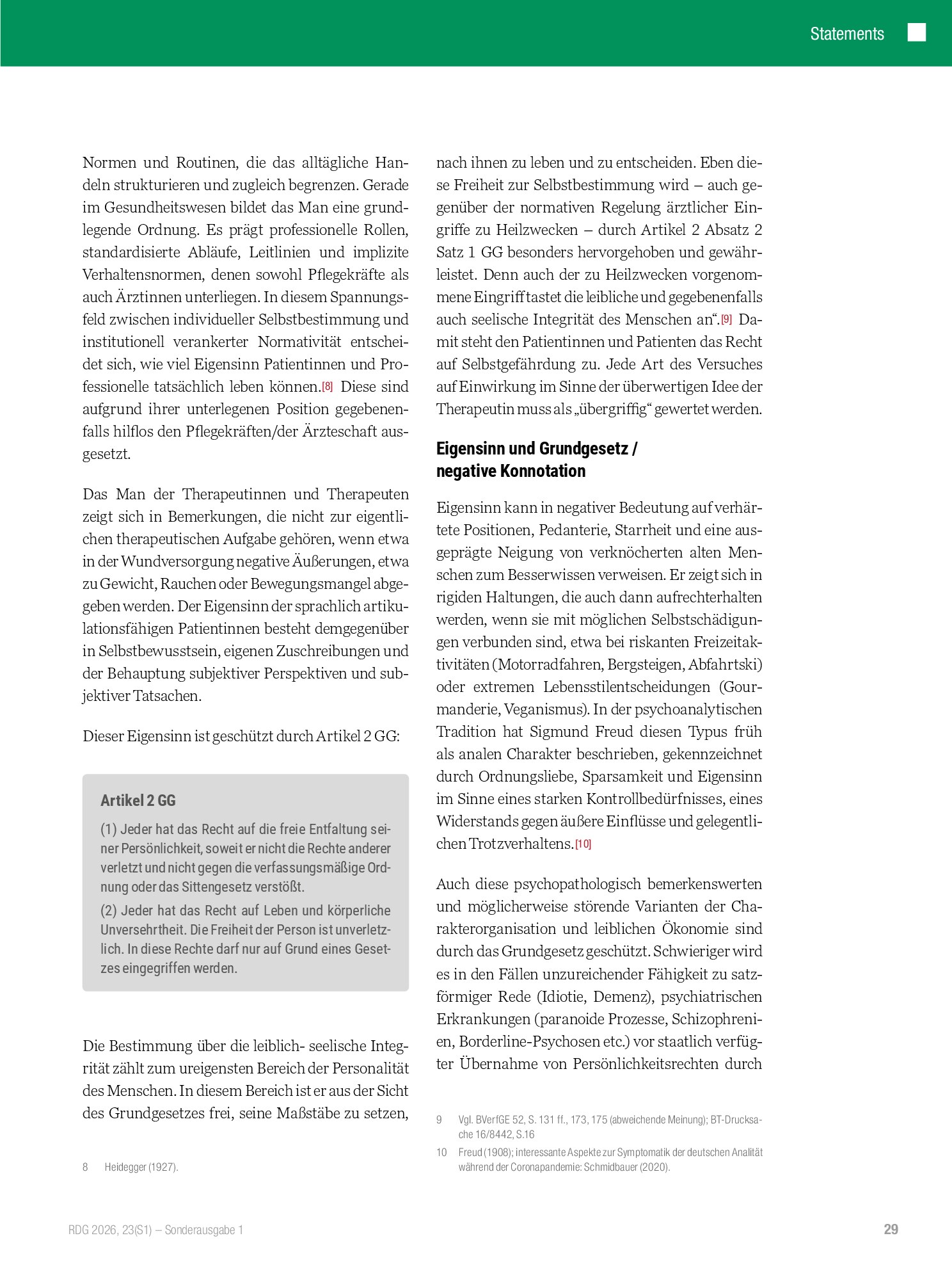 Vorschauseite 3: Das Recht der Alten auf Eigensinn