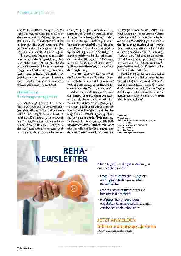 Vorschauseite 3: Reha als Marke von Drosten lernen