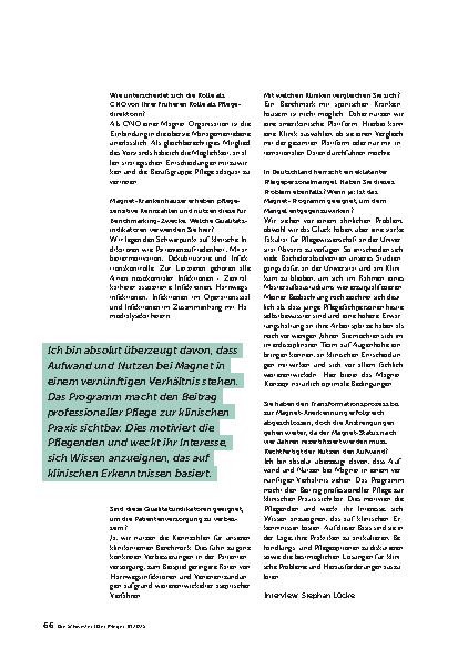 Vorschauseite 3: Eine Patientenversorgung auf Weltklasseniveau