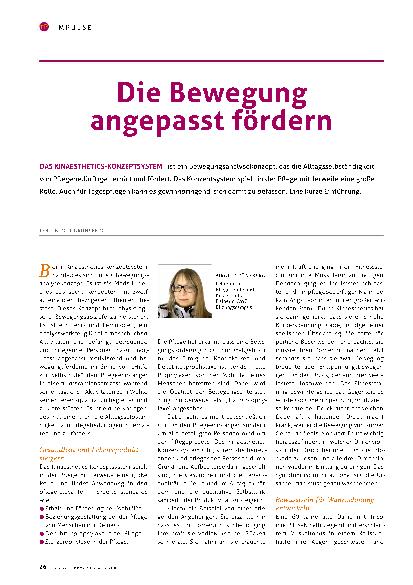 Vorschauseite 1: Die Bewegung angepasst fördern.