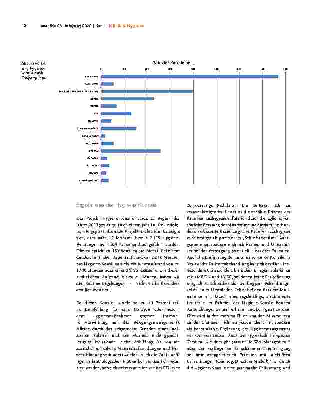 Vorschauseite 4: Das Konzept Hygiene-Konsile im Katholischen Klinikum Mainz