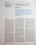 Vorschauseite 1: EVALOG: Beurteilung der Gebrauchstauglichkeit, Verständlichkeit, Handhabbarkeit, Teilnahmemotivation und emotionalen Reaktion bei der Evaluation psychischer Belastung aus Sicht vo…