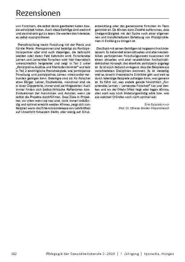 Vorschauseite 5: Forschendes Lernen – Lernendes Forschen: Partizipative Empirie in Erziehungsund Sozialwissenschaften