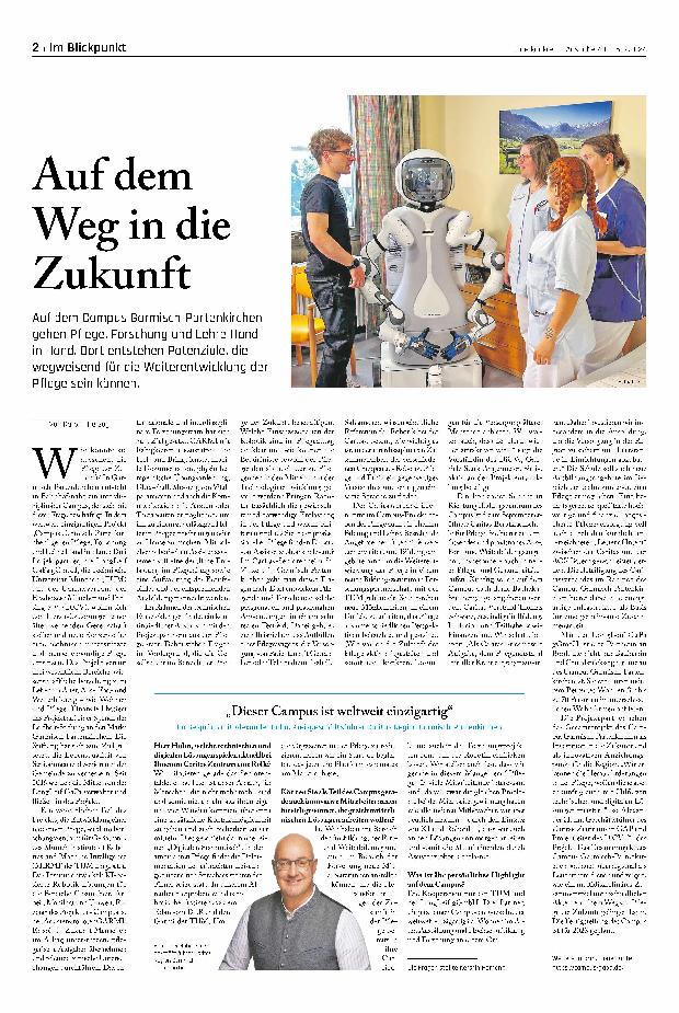 Vorschauseite 1: Auf dem Weg in die Zukunft