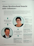 Vorschauseite 1: "Unser Berufsverband braucht mehr Influencer."