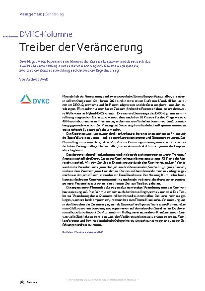 Vorschauseite 1: Treiber der Veränderung
