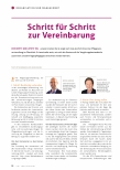 Vorschauseite 1: Schritt für Schritt zur Vereinbarung