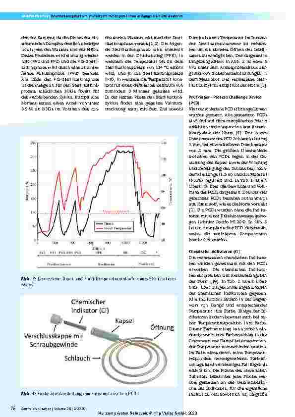 Vorschauseite 4: Kritische Untersuchungen über den Informationsgehalt von Prüfkörpern mit engem Lumen in Dampf-Klein-Sterilisatoren