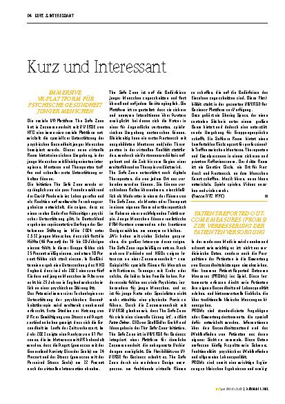 Vorschauseite 1: Kurz und Interessant