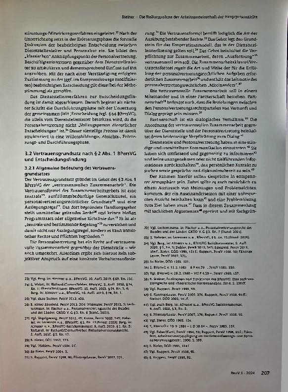 Vorschauseite 4: Die Stellungnahme der Arbeitsgemeinschaft der Hauptpersonalräte