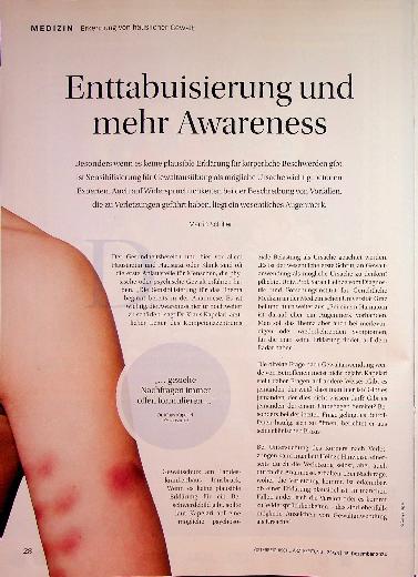 Vorschauseite 1: Enttabuisierung und mehr Awareness