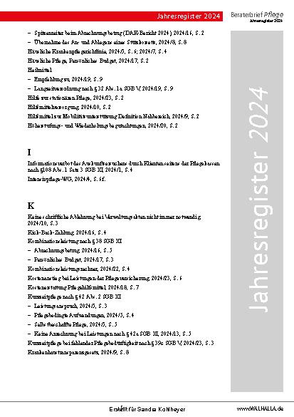 Vorschauseite 5: Jahresregister 2024