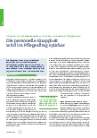 Vorschauseite 1: Die personelle Knappheit wird im Pflegealltag spürbar.