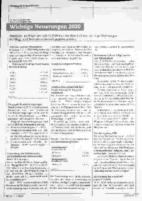 Vorschauseite 2: Pflegegeld und Sozialrecht