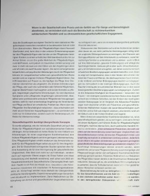 Vorschauseite 5: Problematischer Reichtum zerstört Gesundheit und Würde Sozioökonomischer Status und Erkrankungsund Pflegerisiken