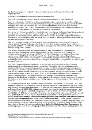 Vorschauseite 2: Zur Vergütung – § 312 FamFG; § 15 Abs. 2 RVG
