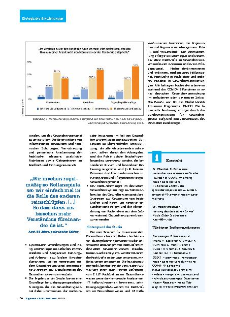 Vorschauseite 3: Wie kann Gesundheitspersonal in Gesundheitssystemkrisen unterstützt werden?