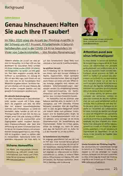 Vorschauseite 1: Genau hinschauen: Halten Sie auch Ihre IT sauber!