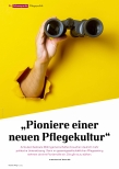 Vorschauseite 1: "Pioniere einer neuen Pflegekultur"