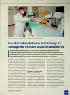 Vorschauseite 1: Herzkatheter-Roboter in Freiburg: KI ermöglicht höchste Qualitätsstandards