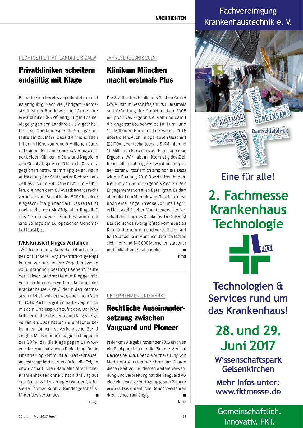 Vorschauseite 1: Unternehmen und Markt: Rechtliche Auseinandersetzung zwischen Vanguard und Pioneer