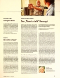 Vorschauseite 1: Das „Time to talk“ Konzept