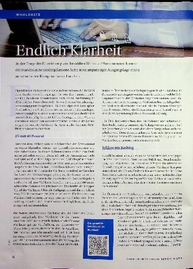 Vorschauseite 1: Endlich Klarheit.