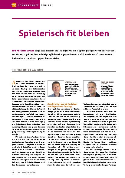 Vorschauseite 1: Spielerisch fit bleiben