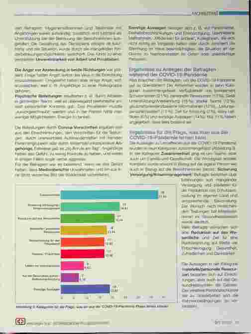 Vorschauseite 4: Der Pflegealltag unter COVID-19 - Ergebnisse einer Befragung von Pflegenden in Österreich