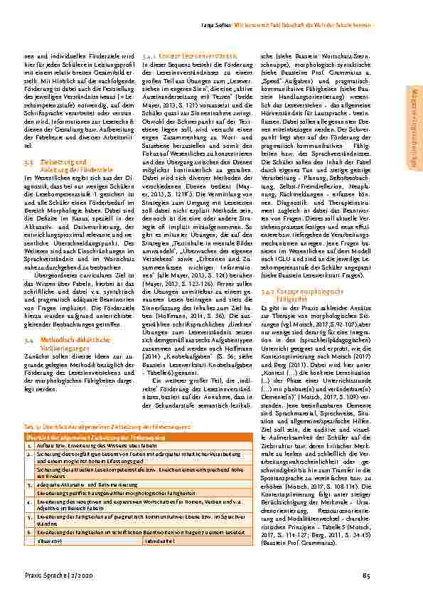Vorschauseite 4: Wir lernen mit Fabi Fabelhaft die Welt der Fabeln kennen: Unterrichtssequenz zur Förderung von Lesesinnverständnis und morphologischen Fähigkeiten.