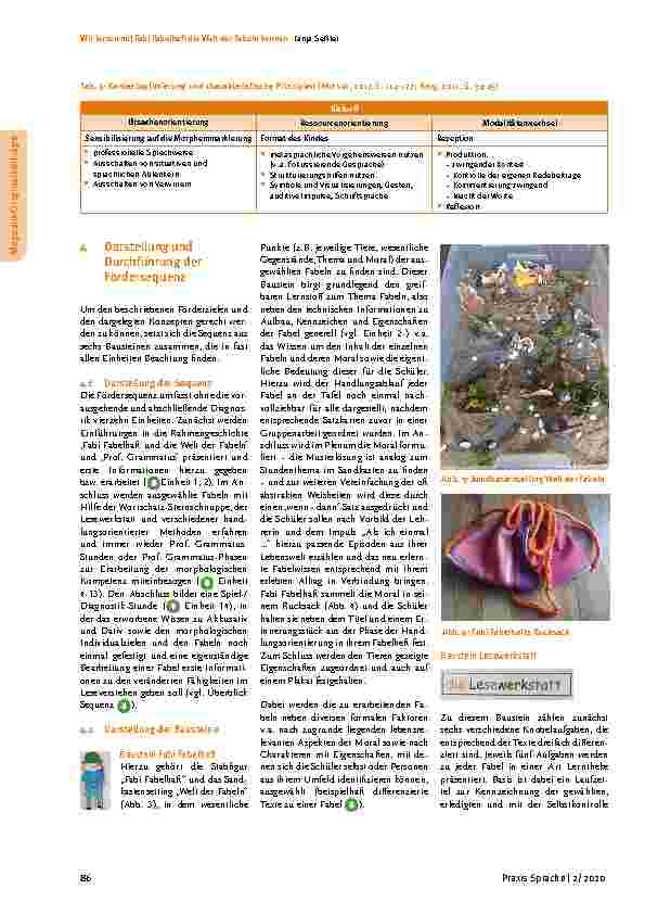 Vorschauseite 5: Wir lernen mit Fabi Fabelhaft die Welt der Fabeln kennen: Unterrichtssequenz zur Förderung von Lesesinnverständnis und morphologischen Fähigkeiten.