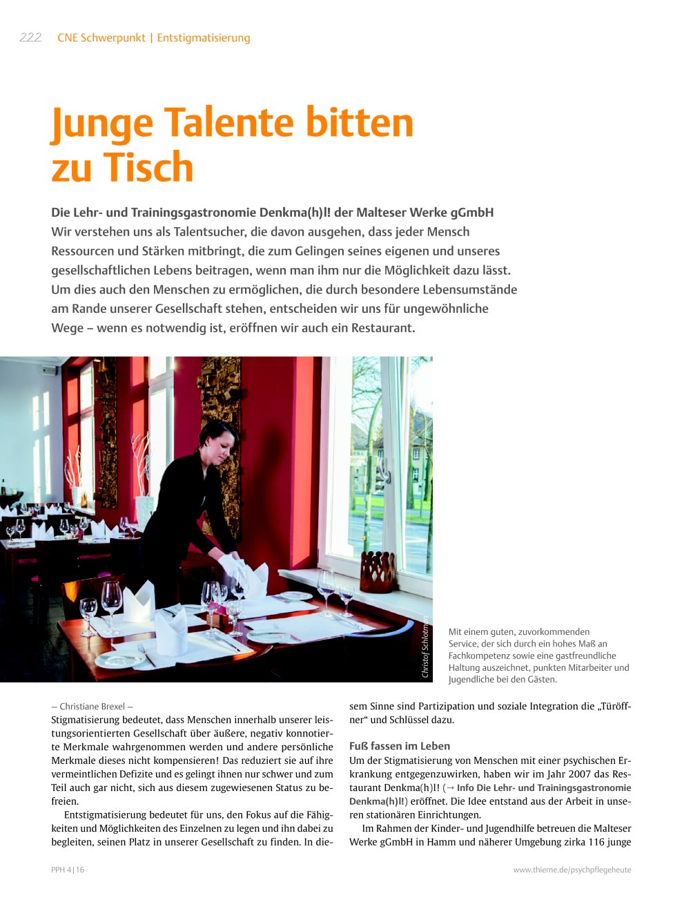 Vorschauseite 1: Junge Talente bitten zu Tisch
