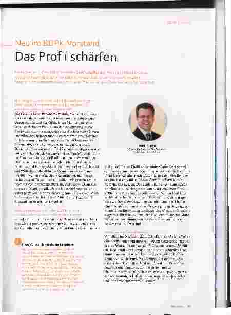 Vorschauseite 1: Das Profil schärfen