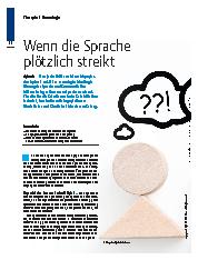 Vorschauseite 1: Wenn die Sprache plötzlich streikt