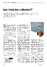 Vorschauseite 1: Das Ende der Leiharbeit?