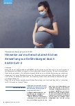 Vorschauseite 1: Hinweise zur Mutterschutzrechtlichen Bewertung von Gefährdungen durch SARS-CoV-2
