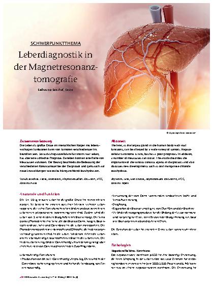 Vorschauseite 1: Leberdiagnostik in der Magnetresonanztomografie