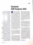 Vorschauseite 1: Rückblick EbM-Kongress 2022