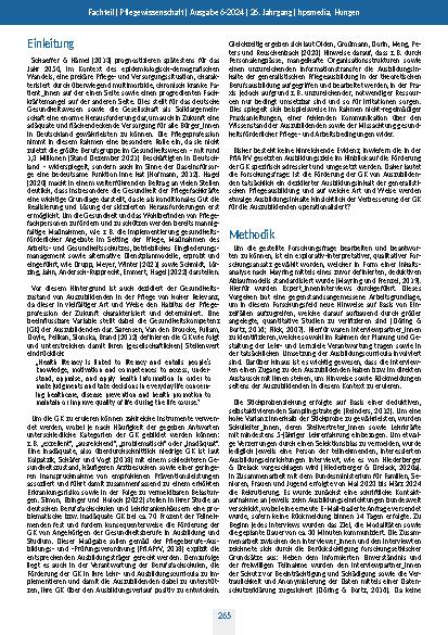 Vorschauseite 2: Zur Bedeutung der generalistischen Pflegeausbildung als Instrument zur Förderung der Gesundheitskompetenz von Auszubildenden