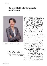 Vorschauseite 1: Berner Behindertengesetz als Chance